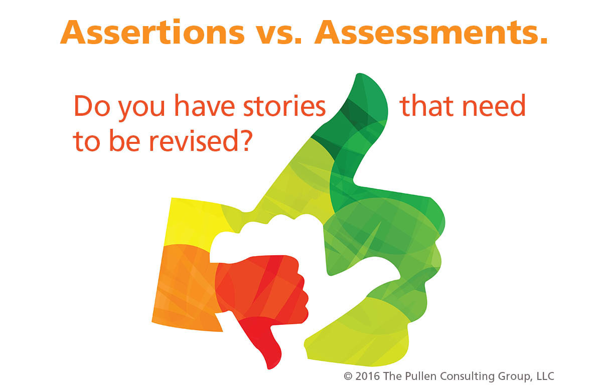 Assertion vs assessment